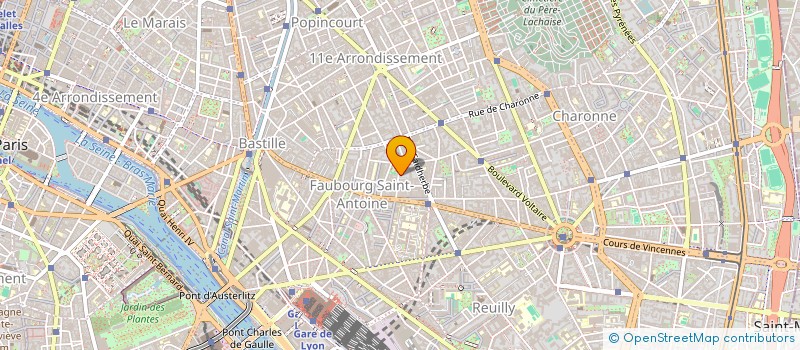 localisation de l'entreprise MADAME MARTINE CINTRACT  PARIS