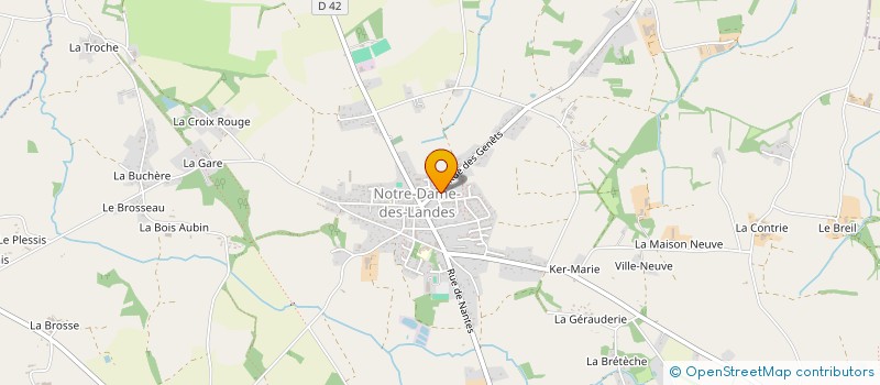 localisation de l'entreprise MADAME MARTINE CLAUDE  CARQUEFOU