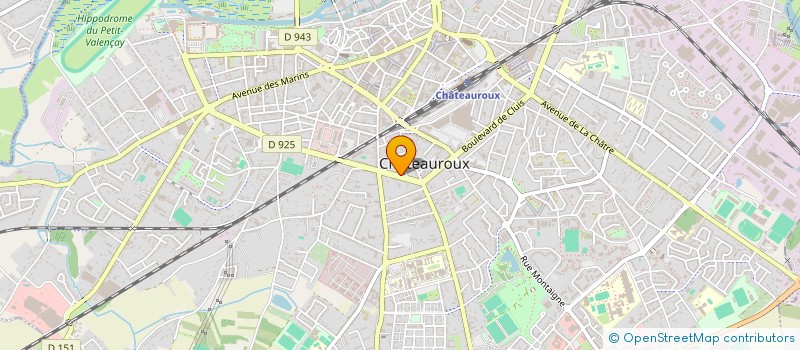 localisation de l'entreprise MADAME MARTINE CLEMENTE à CHATEAUROUX