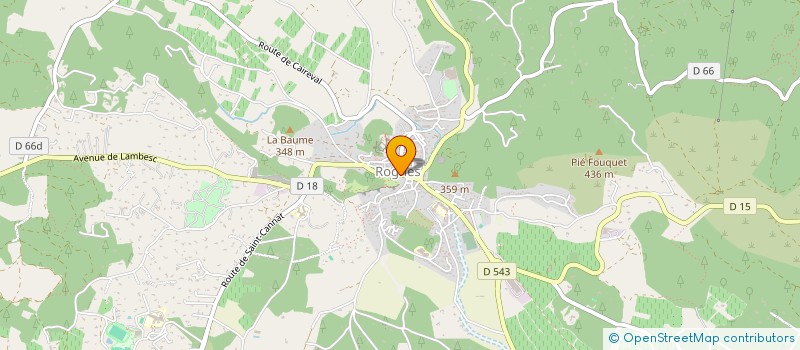 localisation de l'entreprise MADAME MARTINE CLERE à ROGNES