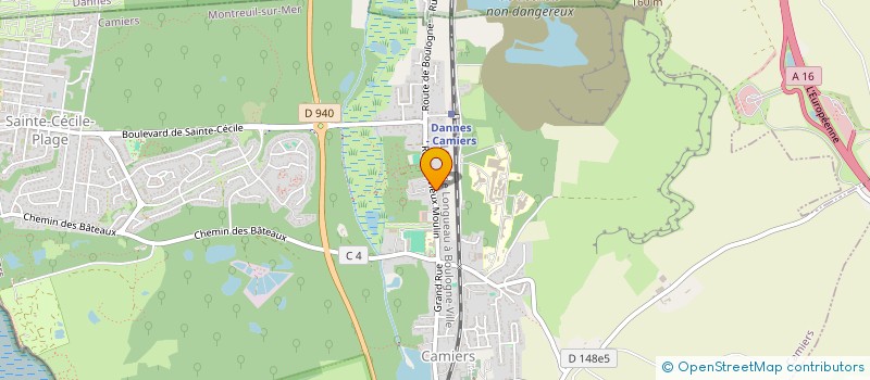 localisation de l'entreprise MADAME MARTINE CODRON  CAMIERS