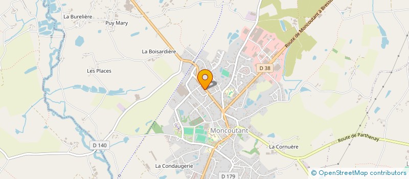 localisation de l'entreprise MADAME MARTINE COGNY  MONCOUTANT-SUR-SEVRE