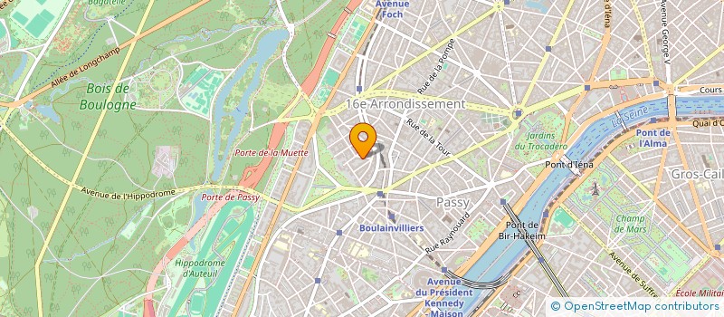 localisation de l'entreprise MADAME MARTINE COHEN  PARIS