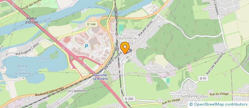 localisation de l'entreprise MADAME MARTINE COLANGE  TOURVILLE-LA-RIVIERE