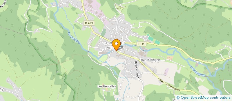 localisation de l'entreprise MADAME MARTINE COLMANT  GRANGES-AUMONTZEY