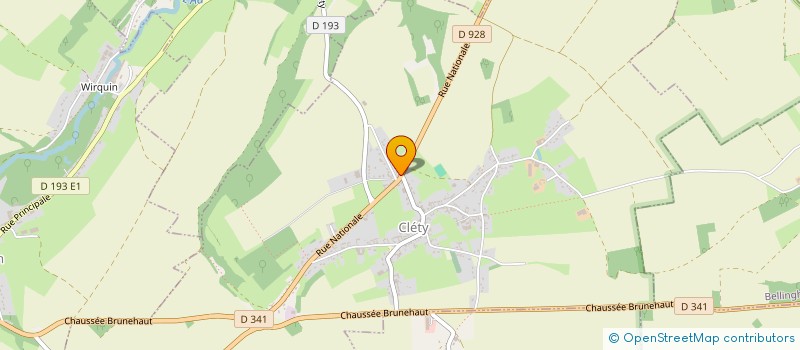 localisation de l'entreprise MADAME MARTINE COLOMBIER  CLETY