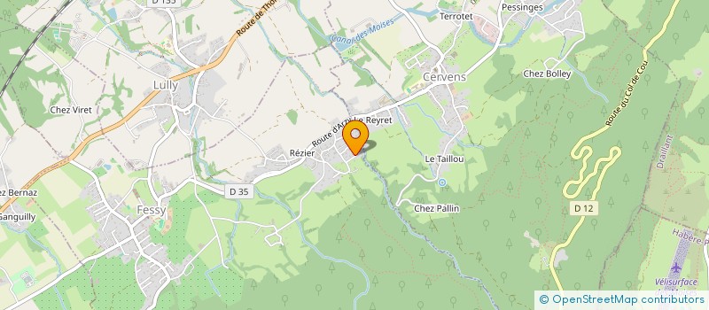 localisation de l'entreprise MADAME MARTINE CONDEVAUX  LULLY