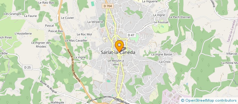 localisation de l'entreprise MADAME MARTINE CONTOU à SARLAT-LA-CANEDA