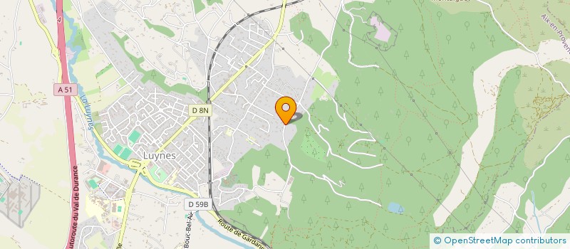 localisation de l'entreprise MADAME MARTINE CORGIAT  AIX-EN-PROVENCE