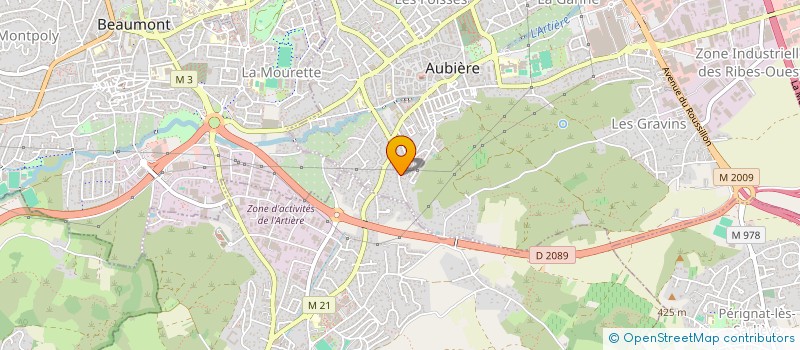 localisation de l'entreprise MADAME MARTINE CORNET à AUBIERE