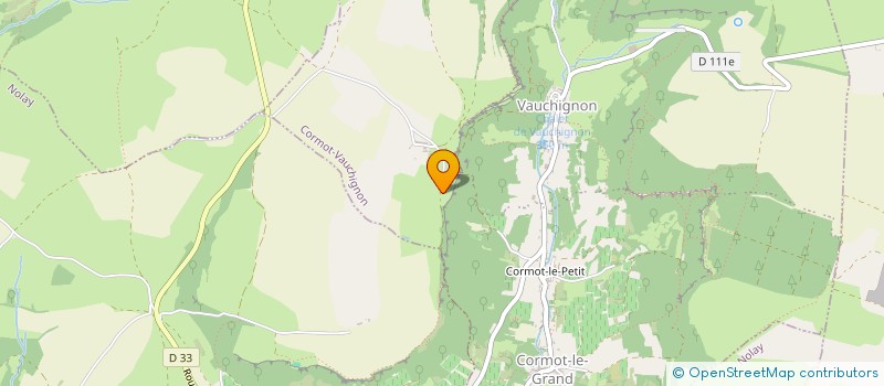 localisation de l'entreprise MADAME MARTINE CORSAND  VAL-MONT