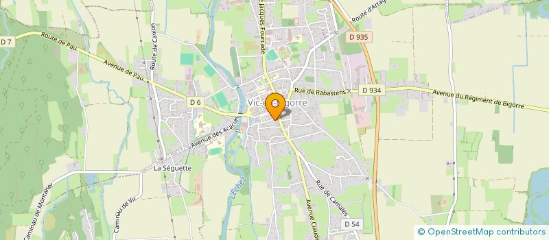 localisation de l'entreprise MADAME MARTINE CORSINI  VIC-EN-BIGORRE