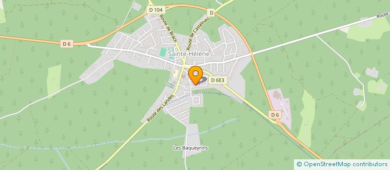 localisation de l'entreprise MADAME MARTINE COSTA  SAINTE-HELENE