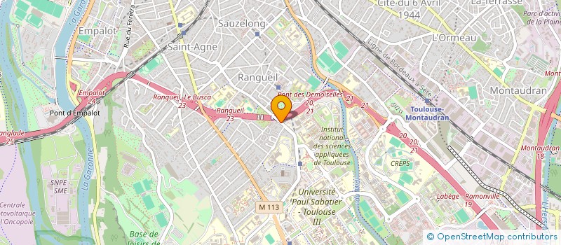 localisation de l'entreprise MADAME MARTINE COSTE  TOULOUSE