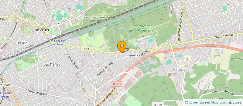 localisation de l'entreprise MADAME MARTINE COTTET  LIVRY-GARGAN