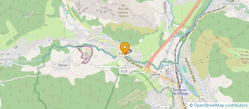 localisation de l'entreprise MADAME MARTINE COURDESSES à TARASCON-SUR-ARIEGE