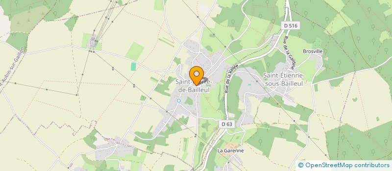 localisation de l'entreprise MADAME MARTINE COUROYER  SAINT-PIERRE-DE-BAILLEUL