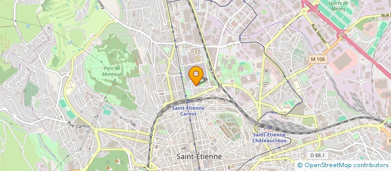 localisation de l'entreprise MADAME MARTINE COURT  SAINT-ETIENNE