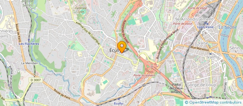 localisation de l'entreprise MADAME MARTINE COURTINE  ECULLY