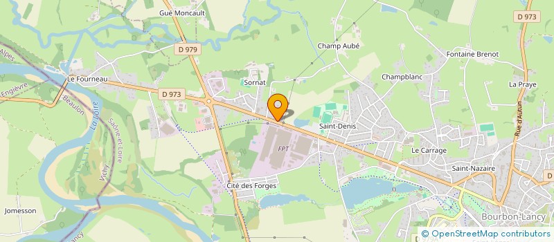 localisation de l'entreprise MADAME MARTINE COUSIN  BOURBON-LANCY