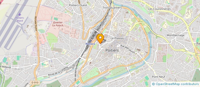 localisation de l'entreprise MADAME MARTINE COUSSOT à POITIERS