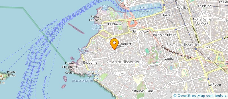 localisation de l'entreprise MADAME MARTINE COUTURE à MARSEILLE 7EME