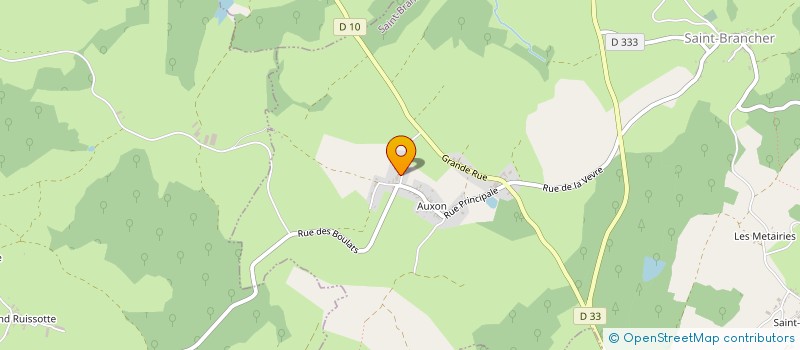 localisation de l'entreprise MADAME MARTINE COUTURIER  SAINT-BRANCHER