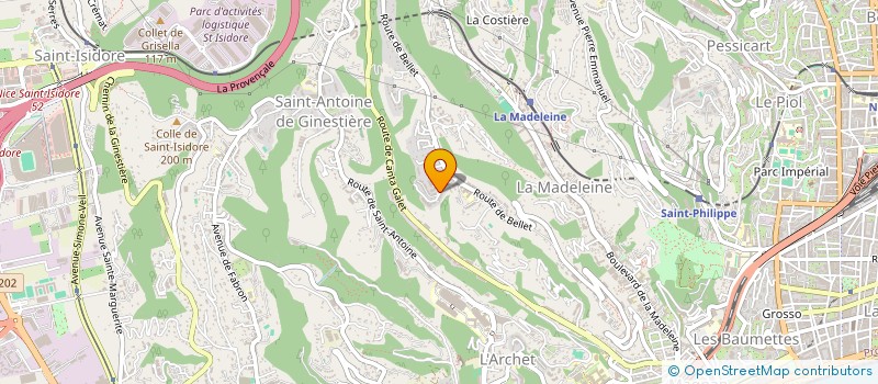 localisation de l'entreprise MADAME MARTINE CRISTINA à NICE
