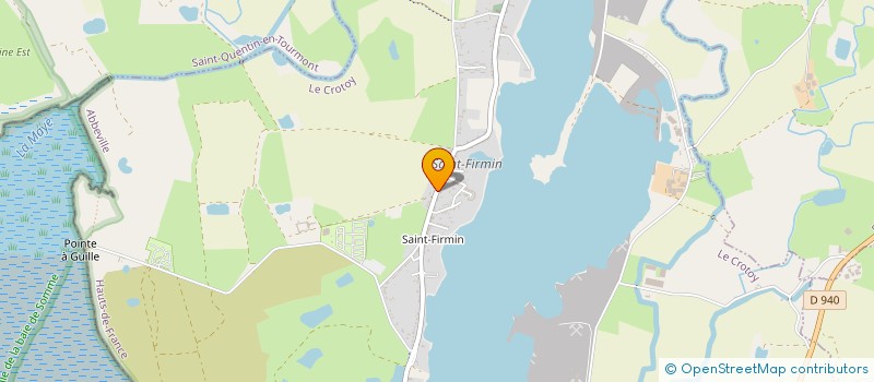 localisation de l'entreprise MADAME MARTINE CROISY à LE CROTOY