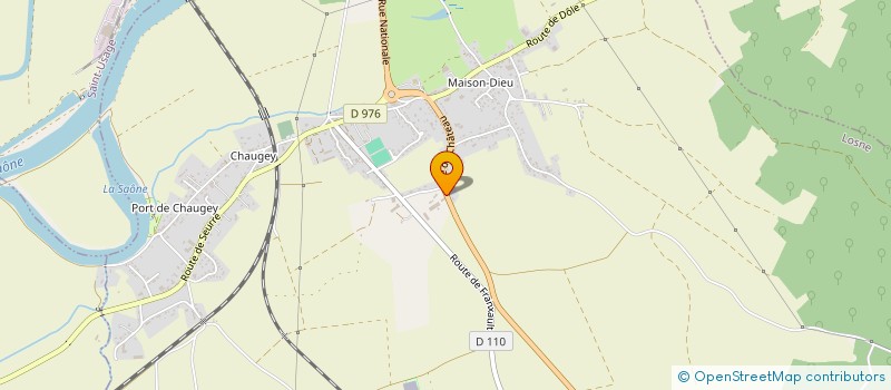 localisation de l'entreprise MADAME MARTINE CROTET  LOSNE