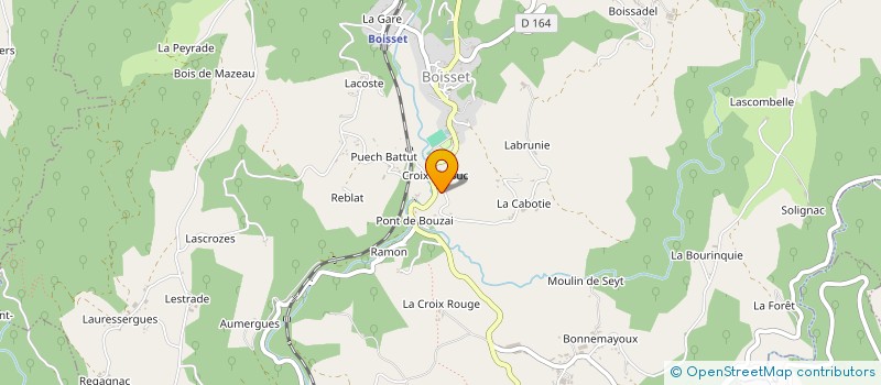 localisation de l'entreprise MADAME MARTINE CSANADI à BOISSET