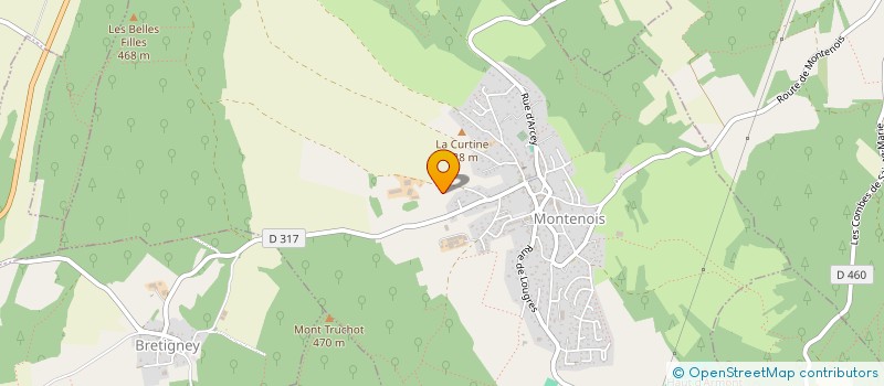 localisation de l'entreprise MADAME MARTINE CUCCHIARO  MONTENOIS