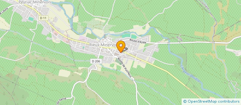 localisation de l'entreprise MADAME MARTINE CUGNY  RIEUX-MINERVOIS