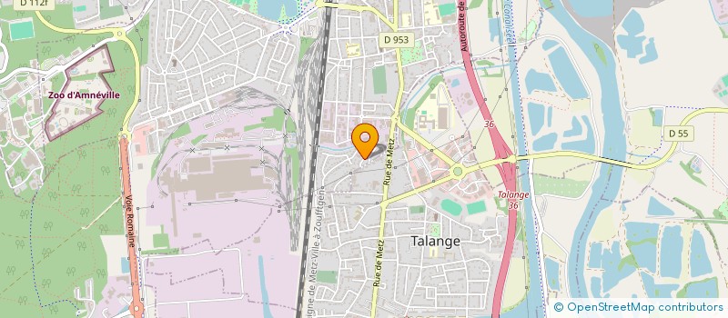 localisation de l'entreprise MADAME MARTINE CUNEGO  HAGONDANGE