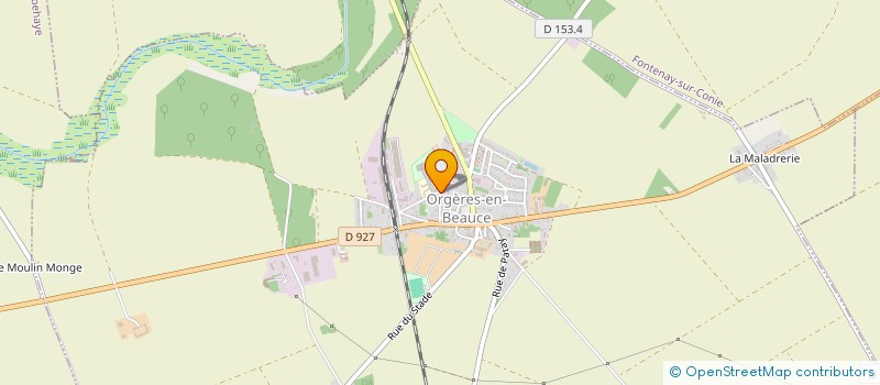 localisation de l'entreprise MADAME MARTINE DA SILVA-PESTANA à ORGERES-EN-BEAUCE