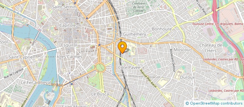 localisation de l'entreprise MADAME MARTINE DAGOU à TOULOUSE