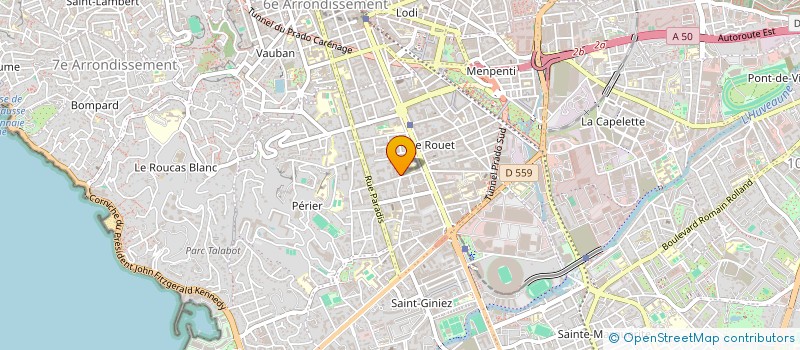 localisation de l'entreprise MADAME MARTINE DAHAN à MARSEILLE