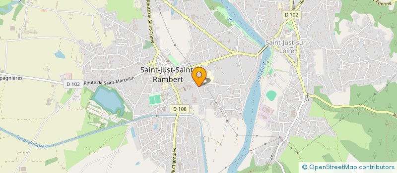 localisation de l'entreprise MADAME MARTINE DAIME  SAINT-JUST-SAINT-RAMBERT