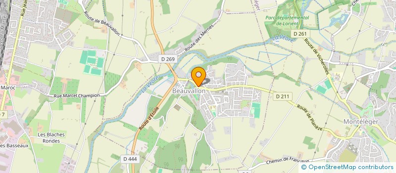 localisation de l'entreprise MADAME MARTINE DALINO  BEAUVALLON