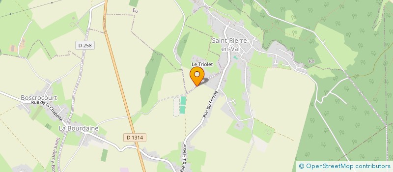 localisation de l'entreprise MADAME MARTINE DAMERVAL  EU