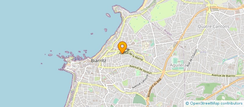 localisation de l'entreprise MADAME MARTINE DAMOIS  BIARRITZ