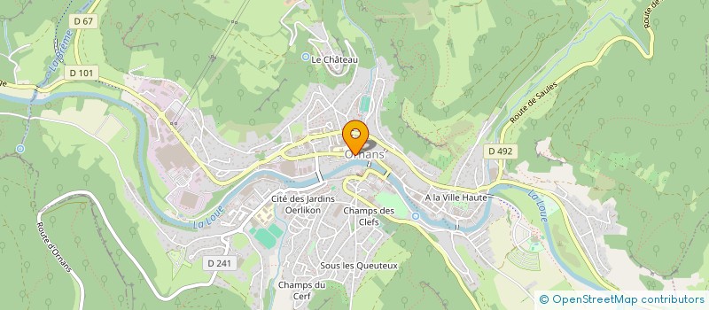 localisation de l'entreprise MADAME MARTINE DANNER à ORNANS