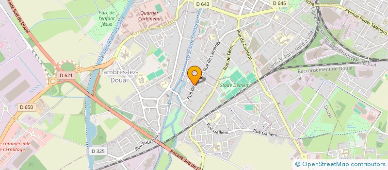 localisation de l'entreprise MADAME MARTINE DAUPHINOT  LAMBRES-LEZ-DOUAI