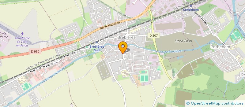 localisation de l'entreprise MADAME MARTINE DAUTRICHE  BREBIERES