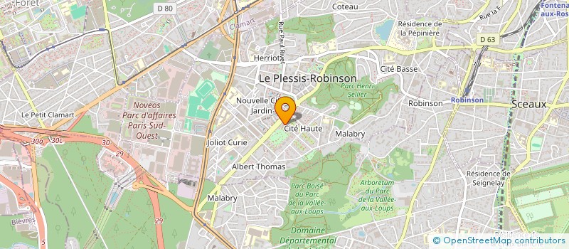 localisation de l'entreprise MADAME MARTINE DAVOINE à LE PLESSIS-ROBINSON