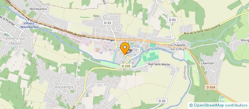 localisation de l'entreprise MADAME MARTINE DE FELICE à CRECY-LA-CHAPELLE