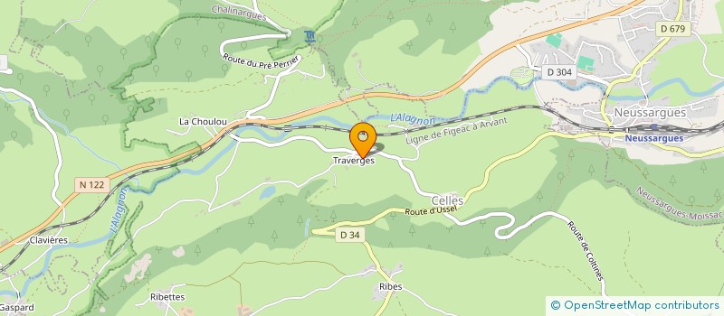 localisation de l'entreprise MADAME MARTINE DE GOUZEL à NEUSSARGUES EN PINATELLE