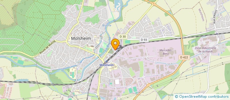 localisation de l'entreprise MADAME MARTINE DEBAISIEUX-LATZ  MOLSHEIM