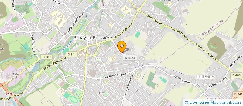 localisation de l'entreprise MADAME MARTINE DEBEER à BRUAY-LA-BUISSIERE