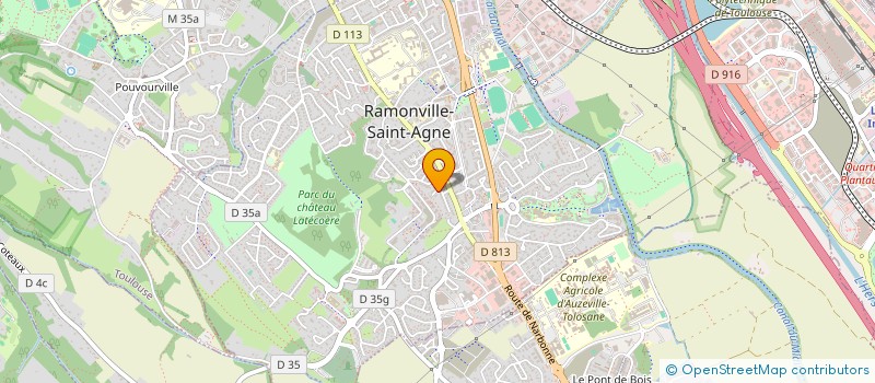 localisation de l'entreprise MADAME MARTINE DECHIN à RAMONVILLE-SAINT-AGNE